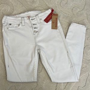NWT TRUE RELIGION WHITE DENIM | 29
